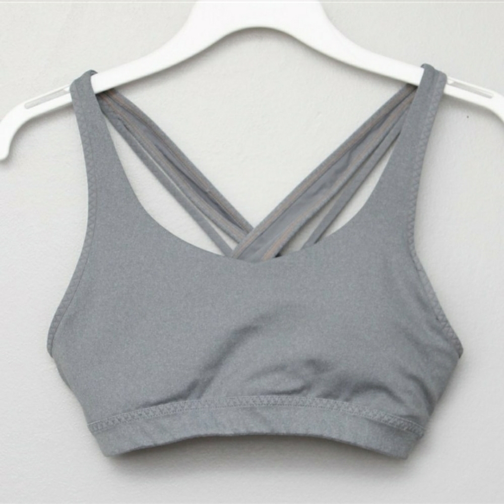 Athleta Transcendance Sports Bra - Gray